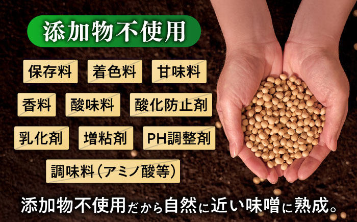 【全6回定期便】【明治42年創業】合わせ味噌1kg＋米味噌1kg 計2パック 100年以上続く「向野こうじ屋」の手づくり 吉富町/向野こうじ屋 [BGAU015]