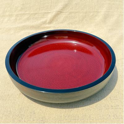 ふるさと納税 香川県 【香川漆器】36cm盛器　千筋内後藤塗