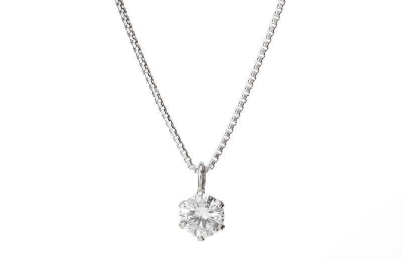 アルカンシェル プラチナ ダイヤ プチペンダント（計0.2ct）【鑑別書付き ジュエリー プレゼント ギフト ファッション アクセサリー 贈り物 贈答 お祝い 記念日】 J013-1_イメージ2