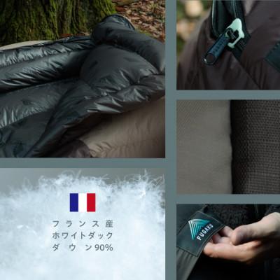 ふるさと納税 壱岐市 【FUGAKU】MUMMY SLEEPING BAG 850g マミー型寝袋 ダウンシュラフ グレー |  | 02