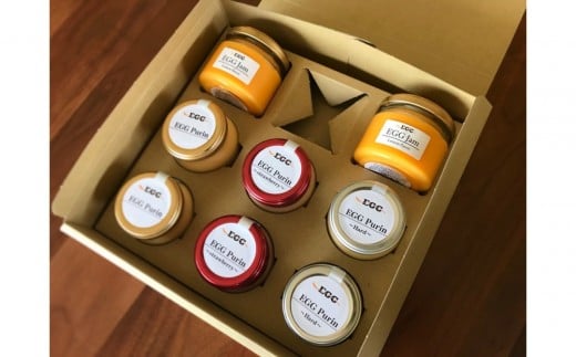 【12/15までの申込で年内にお届け！】＜TVで紹介！＞たまごジャム2個と3種のたまごプリンの詰め合わせ