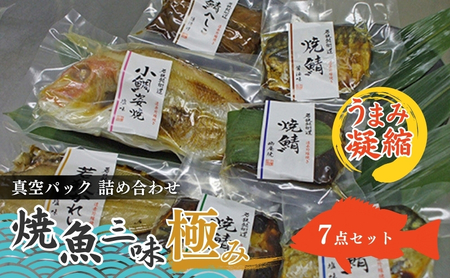焼魚 真空パック焼魚 鯖 へしこ 若狭 7点セット 焼魚