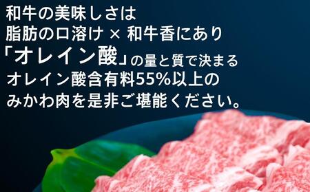 A5等級みかわ牛　しゃぶしゃぶ・すき焼き用スライス肉　500g