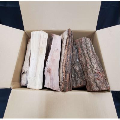 ふるさと納税 鬼北町 【人工乾燥薪】火力が違う!「鬼の薪中太(広葉樹ミックス)」3箱セット(約60kg)【複数個口で配送】 |  | 01