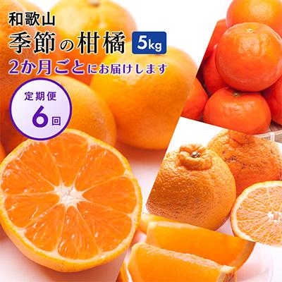 ふるさと納税 日高町 【発送月固定定期便】季節の柑橘定期便B【フルーツ定期便】【和歌山県有田】全6回