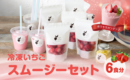 冷凍いちごスムージーセット ／ シロップ漬け スムージー【A185】