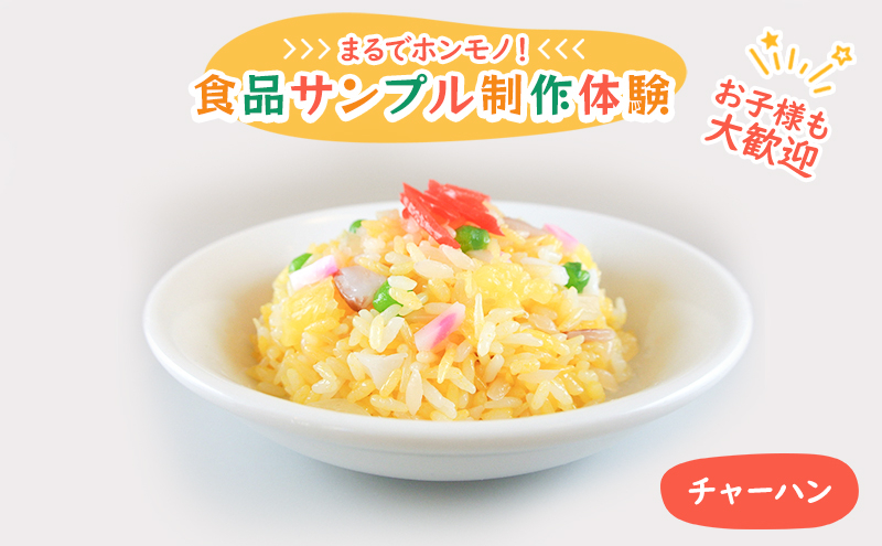 
[№5336-0106]食品サンプル 制作 体験 チャーハン
