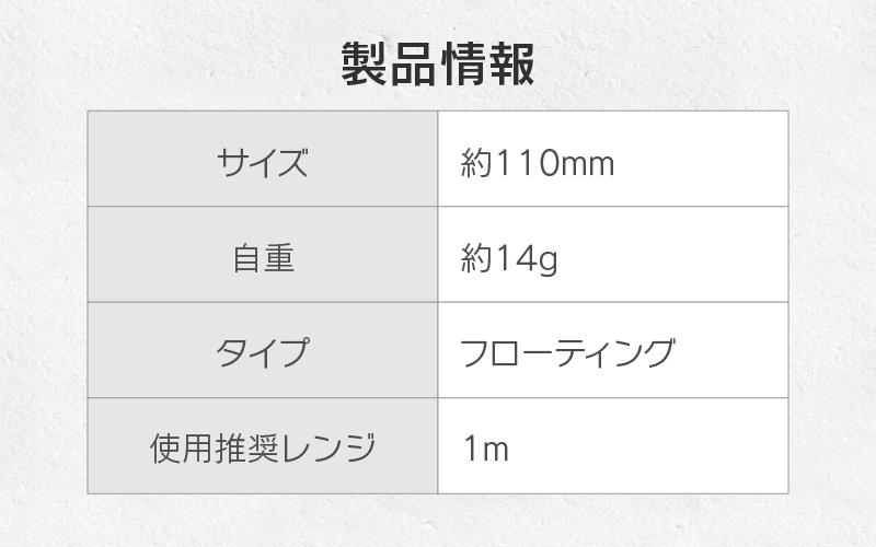 ルアー(HRTM110YS) 　イワシ_FCLLABO HRTM110YS ルアー コンポジット ミノー フローティング 推奨レンジ 1m ハイセル ウレタン スリムタイプ リップ形状 ワイヤースルー