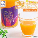 【ふるさと納税】数量限定＜濃厚！今年のミックスジュース 720ml×3本セット＞果汁100％ ストレート 柑橘 ポンカン 温州みかん せとか 果物 オレンジ フルーツ 無添加 搾り 特産品 ギフト 贈り物 二ノ宮商事株式会社 愛媛県 西予市【常温】『2025年3月下旬から順次出荷予定』