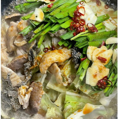 【ふるさと納税】国産牛ホルモン鍋セット 約250g×3パック(1パック2～3人前)【配送不可地域：離島】【1377396】