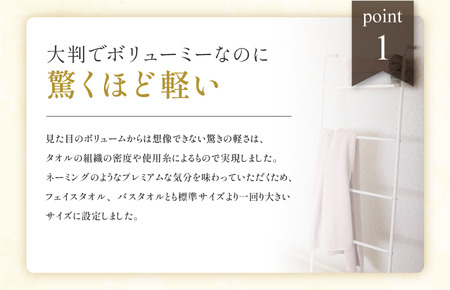 （今治タオルブランド認定品）コンテックスプレミアム　フェイスタオル　1枚　ブルー [I001810FT1B]