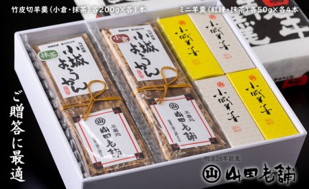竹皮切羊羹とミニ羊羹詰合せ 山田老舗 B130-067 小城羊羹 羊羹羊羹羊羹羊羹