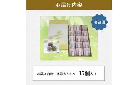 御菓子処信玄堂 「栗きんとん使用」水彩きんとん15個入 F4N-2868