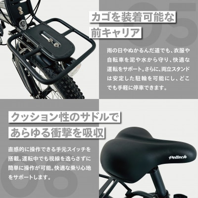 PELTECH X-Adventure　20型折り畳み自転車外装6段変速ハイパワーモデル【配送不可地域：沖縄県】