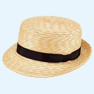 ふるさと納税 春日部市 春日部市伝統工芸品 田中帽子店　麦わら帽子　コレット　頭囲57.5cmUK-H064-NA