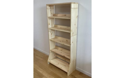 北欧パイン無垢　CDラック　横幅41～50cm
