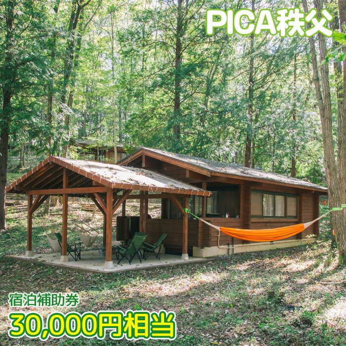 【ふるさと納税】 PICA秩父 30000円相当 宿泊補助券 ／ チケット 宿泊券 送料無料 埼玉県 No.457