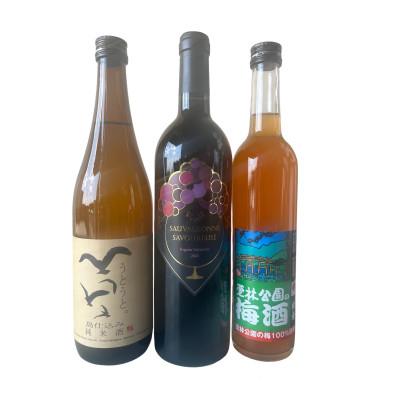 ふるさと納税 東かがわ市 蔵元のこだわり　讃岐の地酒セットA(さぬきワイン・小豆島酒造・綾菊酒造) |  | 02