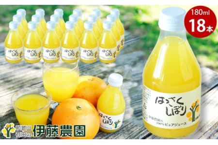 伊藤農園 100％ピュアジュース　はっさくしぼり 18本セット(B605-3)