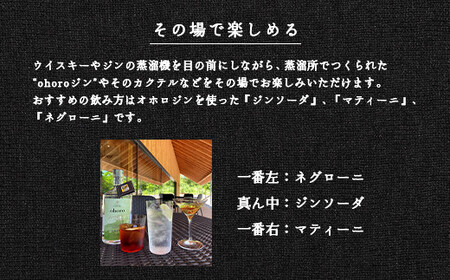 【10月中旬以降発送予定】北海道ニセコ町産　ohoro GIN (スタンダード)【0914302】