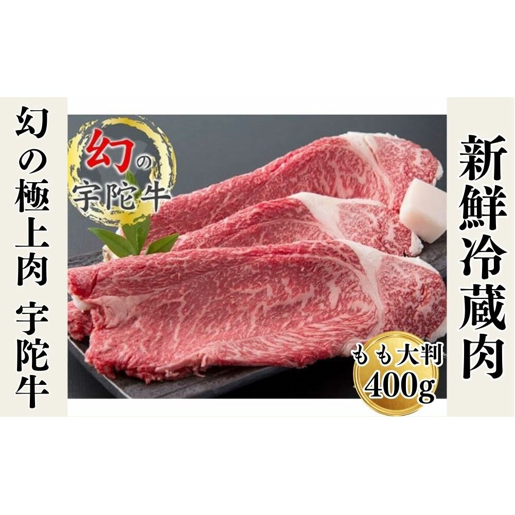 特産 認定肉 宇陀牛 国産 黒毛和牛 もも 大判 焼肉 約400g チルド / 宇陀 山繁 ふるさと納税 牛肉 レア 人気 BBQ キャンプ 寄付 ランキング おすすめ グルメ 肉 返礼品 送料無料 