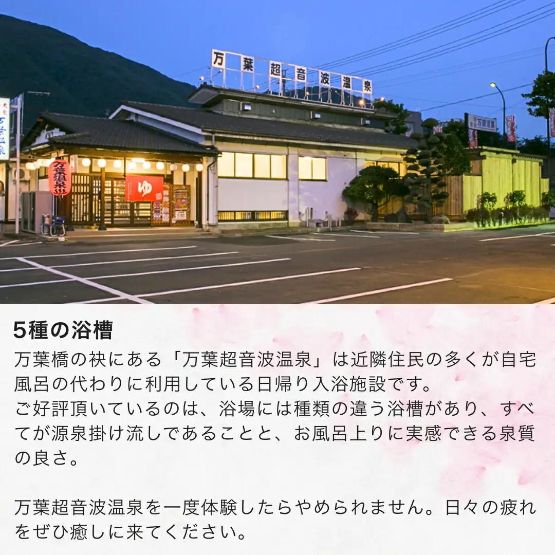 万葉超音波温泉 入浴券(大人1枚)＋115系電車車両1時間貸切プラン | 体験