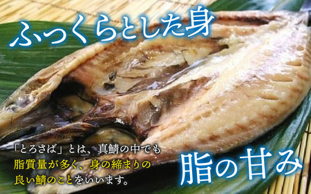 国産 とろさば 一夜干し 3枚 脂がのった さば 干物 天日干し