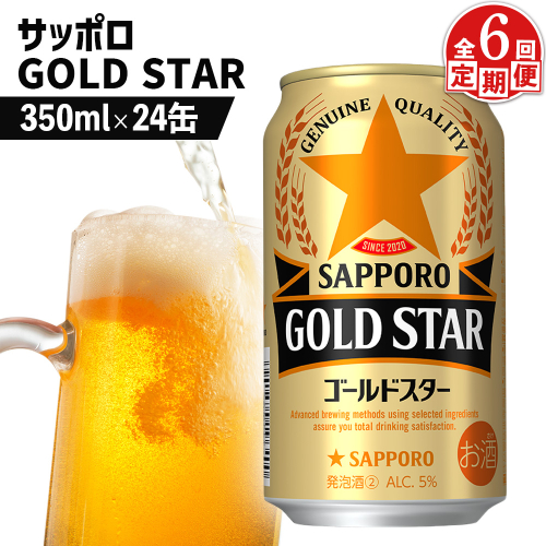 『定期便：全6回』GOLDSTAR 350ml×24本 ゴールドスター【880100051906】