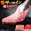 【ふるさと納税】【選べる定期便】博多和牛 サーロイン ステーキ 200g×3枚 肉 定期便 広川町 / 久田精肉店株式会社[AFBV007]