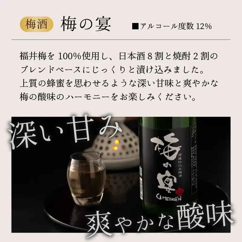 梅酒 一本義 梅の宴 日本酒ベース 720ml×2本 [A-008062]