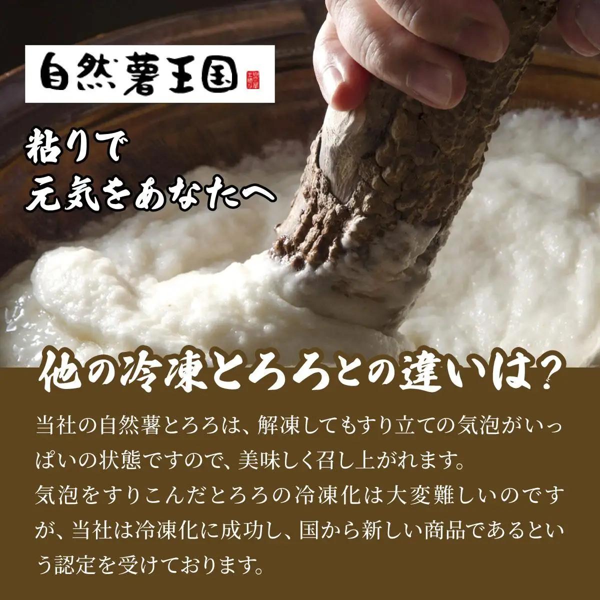  ＜定期便・全6回＞自然薯茎わさびとろろ 40g×4個