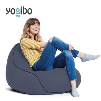 M345-3　ビーズクッションYogibo Lounger(ヨギボー ラウンジャー)ネイビーブルー