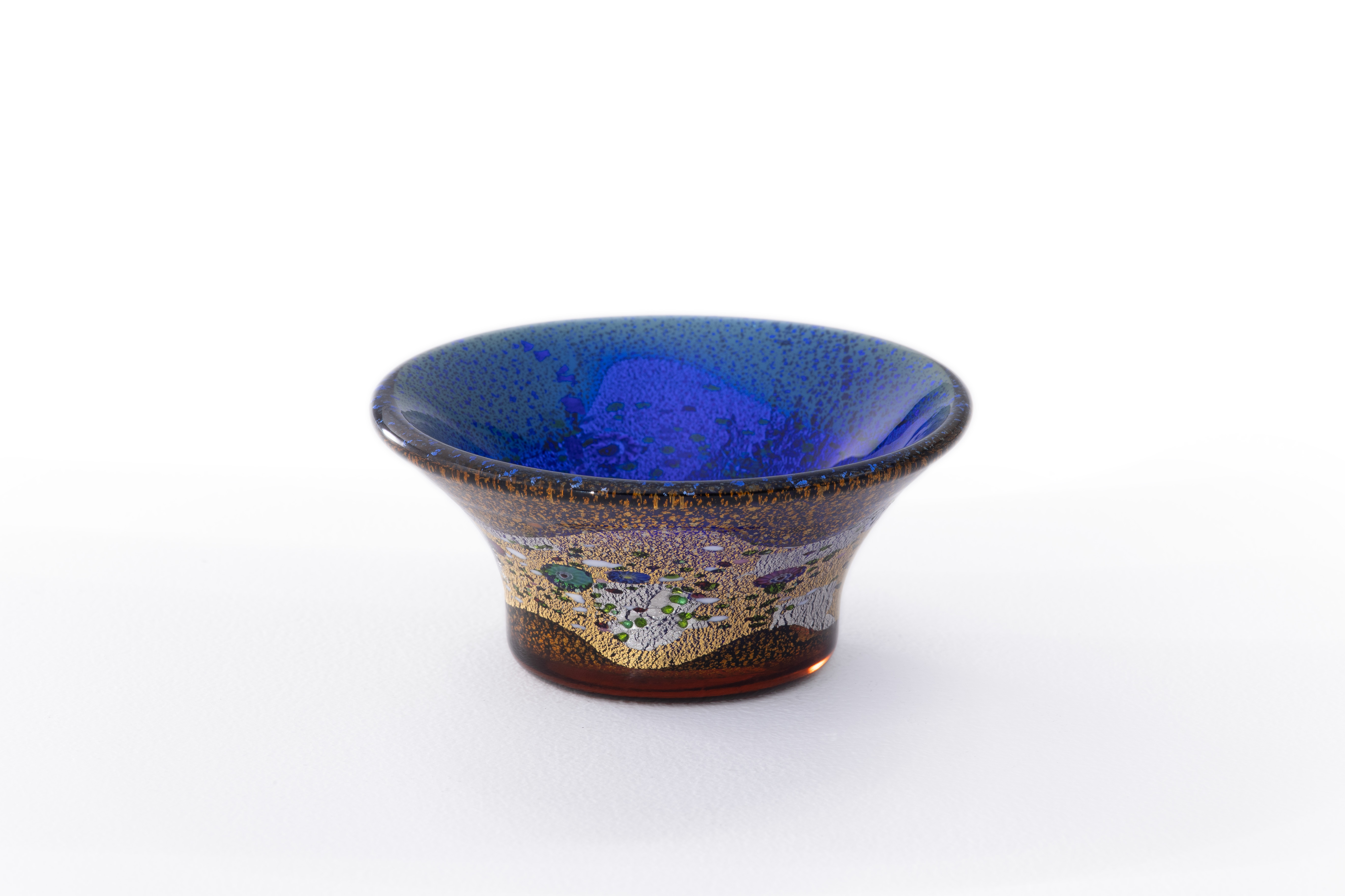 
                  金・プラチナ象嵌「光琳」1983J.CAVIAR BOWL 皇晶_A0092-001
                