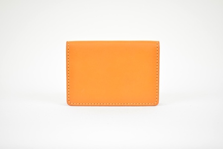 栃木レザー使用｜約30枚収納 本革名刺入れ｜Card holder 01｜キャメル｜minca（全7色）
