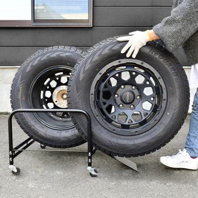 ふるさと納税 三条市 大型SUV用タイヤラック2個組 カバー付 | A184 足立製作所 【060S014】 |  | 02