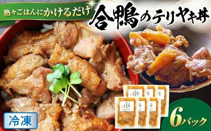 
            【冷凍】合鴨テリヤキ丼の素×6パック　滋賀県長浜市/株式会社 一湖房 [AQCB017]
          