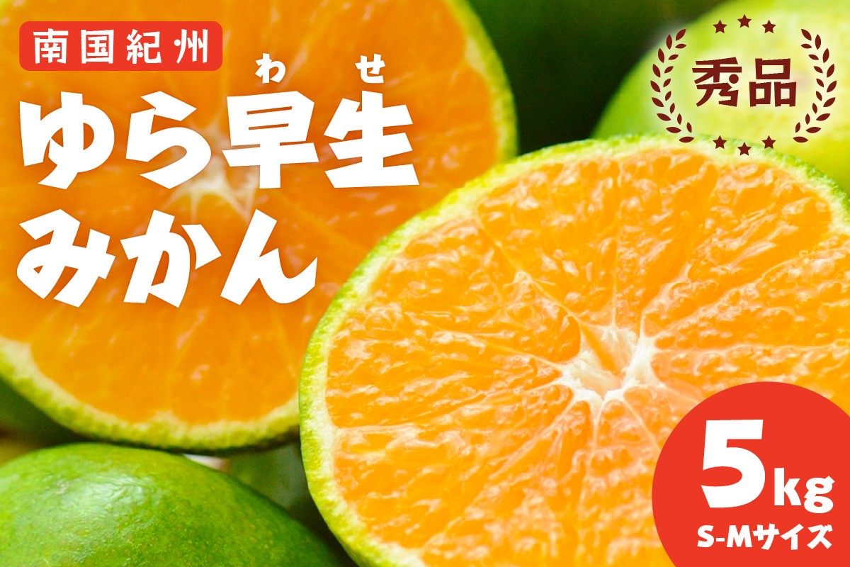
                  南国紀州のゆら早生みかん(秀品)≪先行予約≫【配送不可地域：離島】
                