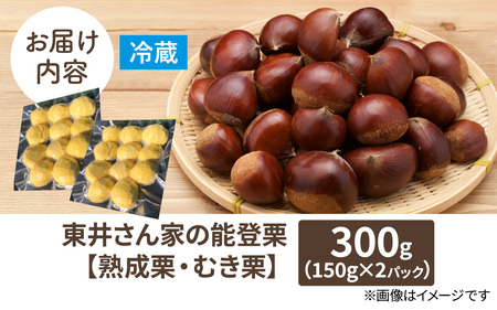 【先行予約】東井栗園の能登熟成むき栗 150g × 2パック 計300g