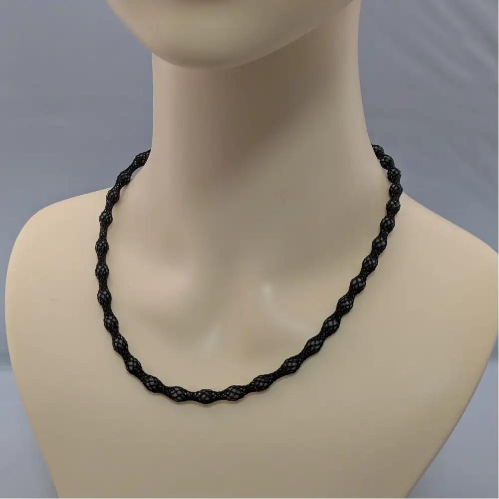 北投石 健康ネックレス コスポルテ35【50cm】｜特別天然記念物 玉川温泉 ラドン 岩盤浴