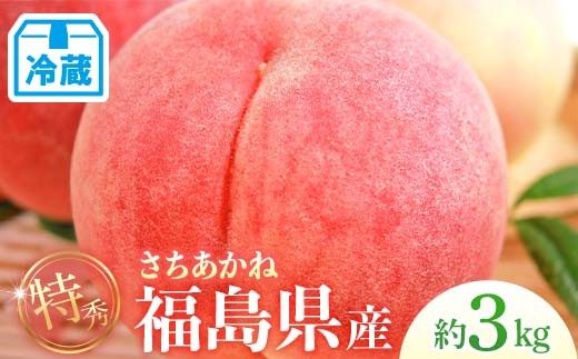 
                  2026年先行予約 <冷蔵配送> 糖度12度以上 特秀 福島県産 さちあかね 約3kg 透過式光センサー選別  数量限定 期間限定 桃 もも モモ 果物 くだもの フルーツ F21C-458
                