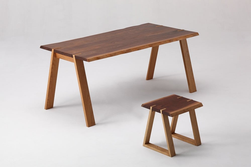 
kitoki IK48 mimi table160×80×70／ミミテーブル(WN)
