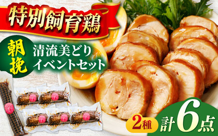 鶏肉 朝挽き 清流美どり イベントセット 2種 6点 [ANDL002] 鶏肉