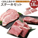 【ふるさと納税】くまもとあか牛 ステーキセット 計1600g ヒレ 200g サーロイン 200g×3枚 もも 200g×4枚 肉 お肉 牛肉 熊本県産 九州産 国産 あか牛 赤牛 褐牛 和牛 モモ もも肉 グルメ ステーキ 冷凍 送料無料