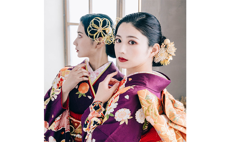 Arenca 麗華爛漫 No.8389 髪飾り かんざし 花 和装 着物 造花飾り ヘアアクセサリー フラワー 卒業式 卒園式 入園式 入学式 成人式 結婚式 東京 墨田区【金】