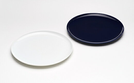 【ふるさと納税】有田焼 LR Plate Set 平皿 2枚セット【2016/オリジナル】直径25cm 食器 ギフト レオン ランスマイヤー ニューヨーク デザイナー 高級 プレゼント 結婚祝い 食洗機対応 電子レンジ対応 和モダン 50000円 5万円 AA50-285