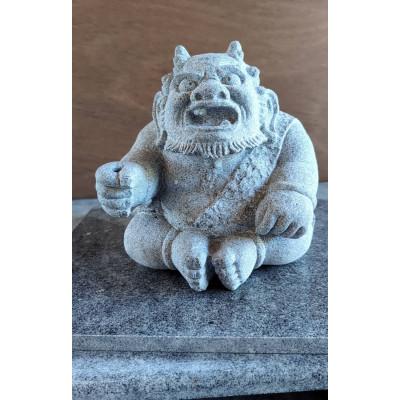 ふるさと納税 高松市 庵治石「鬼っこ」げん爺