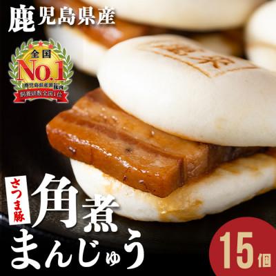 ふるさと納税 志布志市 さつま豚角煮まんじゅう(15個)