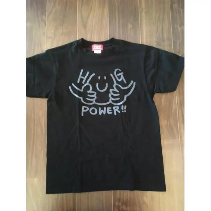 鎌倉ブランドの老舗「KAMAKULAX」の定番オリジナルHUG POWER ! Tシャツ【ブラック】Lサイズ
