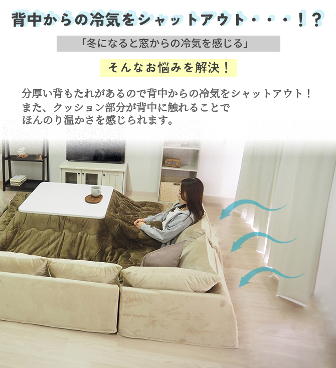 ふわふわでなめらかな肌触りのコーナーソファセット L型 ブラック BO13