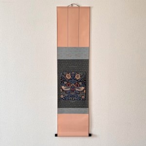 ウィリアムモリス壁掛け 色紙掛軸セット (いちご泥棒)【1307260】